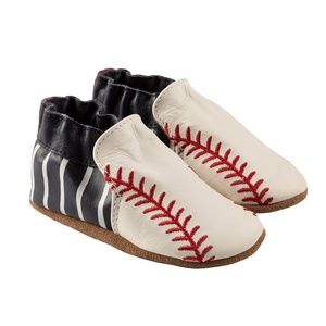 Robeez Baby Shoes - Robinson Baseball - 6-12M